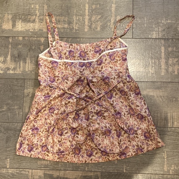 beautiful floral handmade top, with vintage/cottage core look - Picture 3 of 3